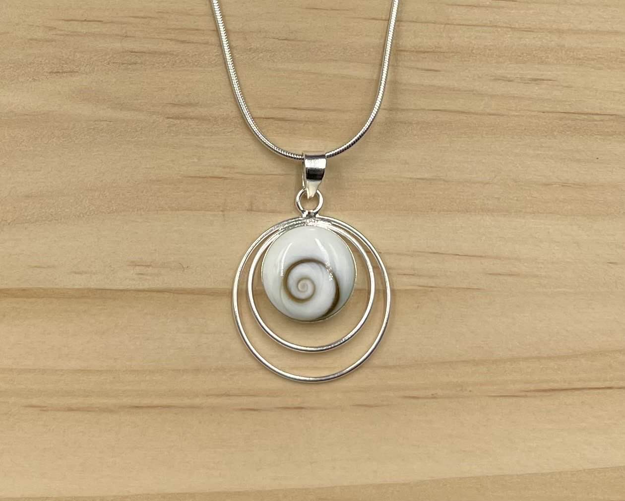 Pendentif Argent 925 Oeil de Ste Lucie
