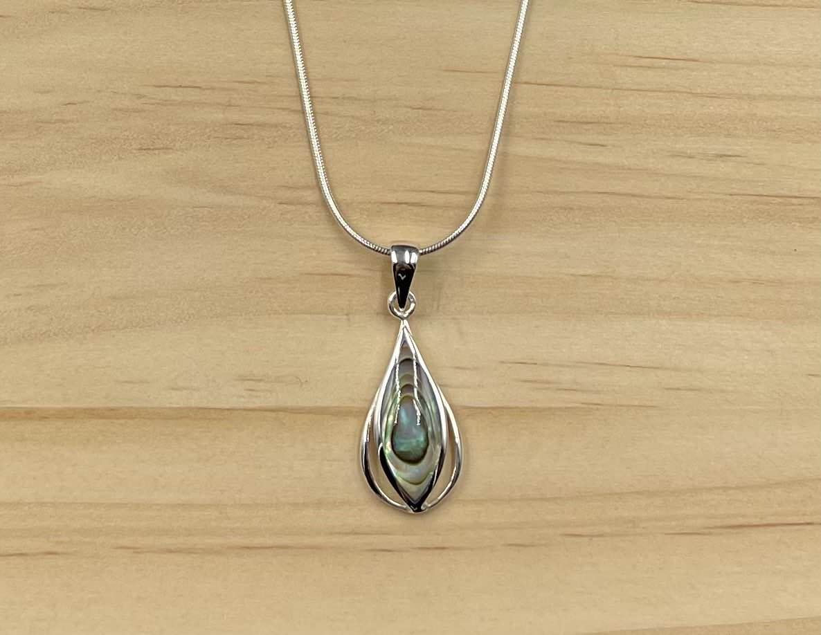 Pendentif Argent 925 Abalone