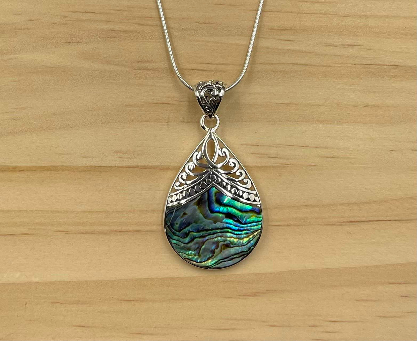 Pendentif Argent 925 Abalone