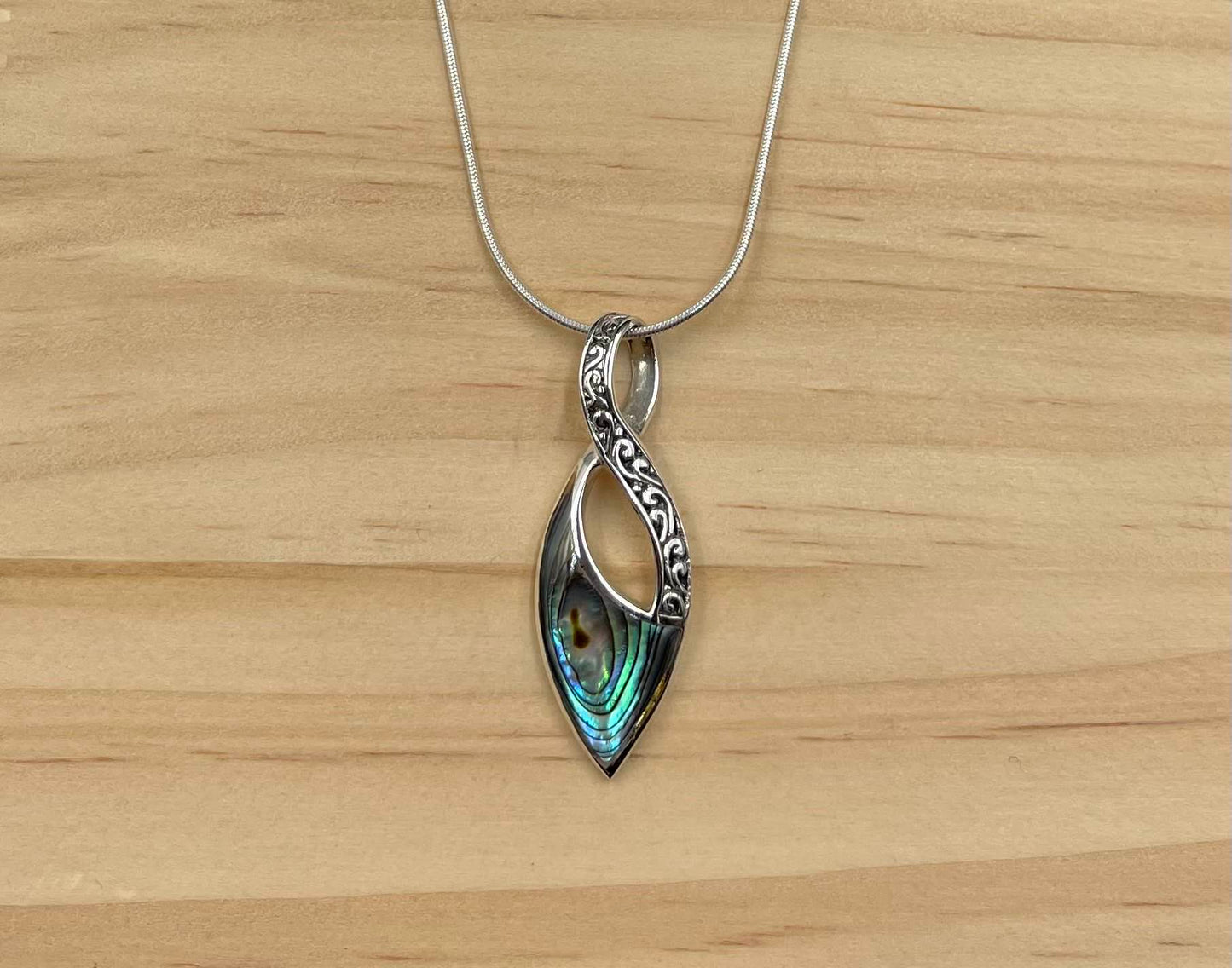 Pendentif Argent 925 Abalone