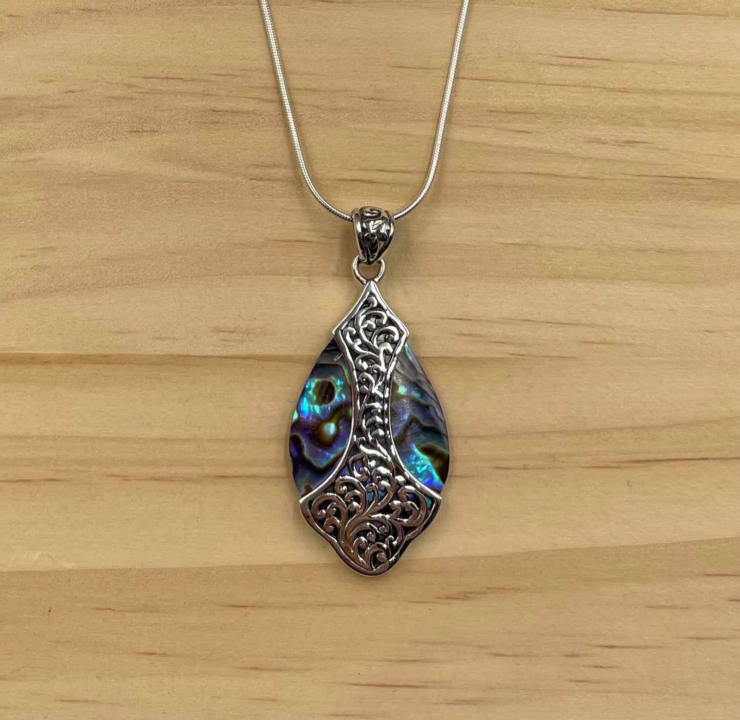 Pendentif Argent 925 Abalone