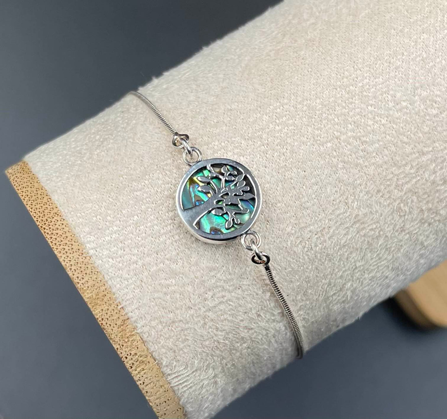 Bracelet Arbre de Vie Argent 925 Abalone