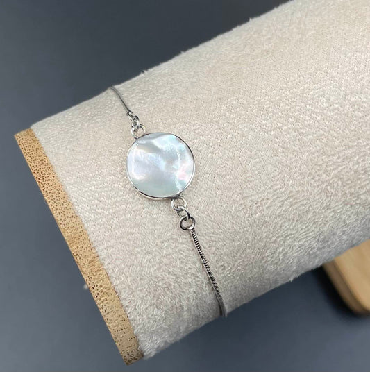 Bracelet Arbre de vie Argent 925 Nacre