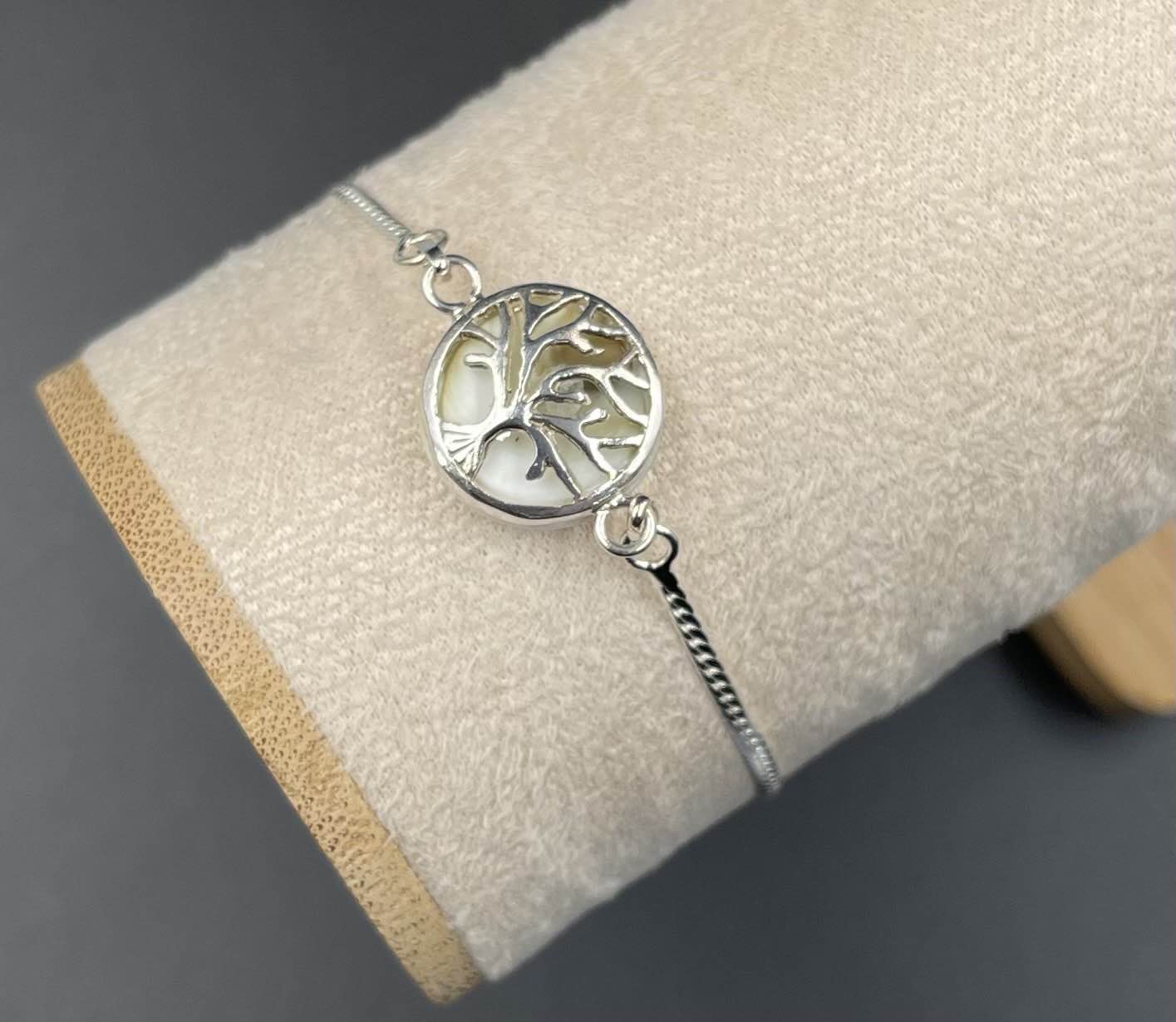 Bracelet Arbre de Vie Argent 925 Oeil de Ste Lucie