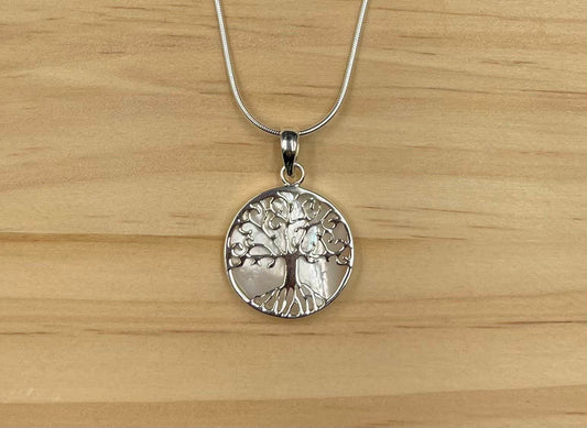 Pendentif Arbre de Vie Argent 925 Nacre