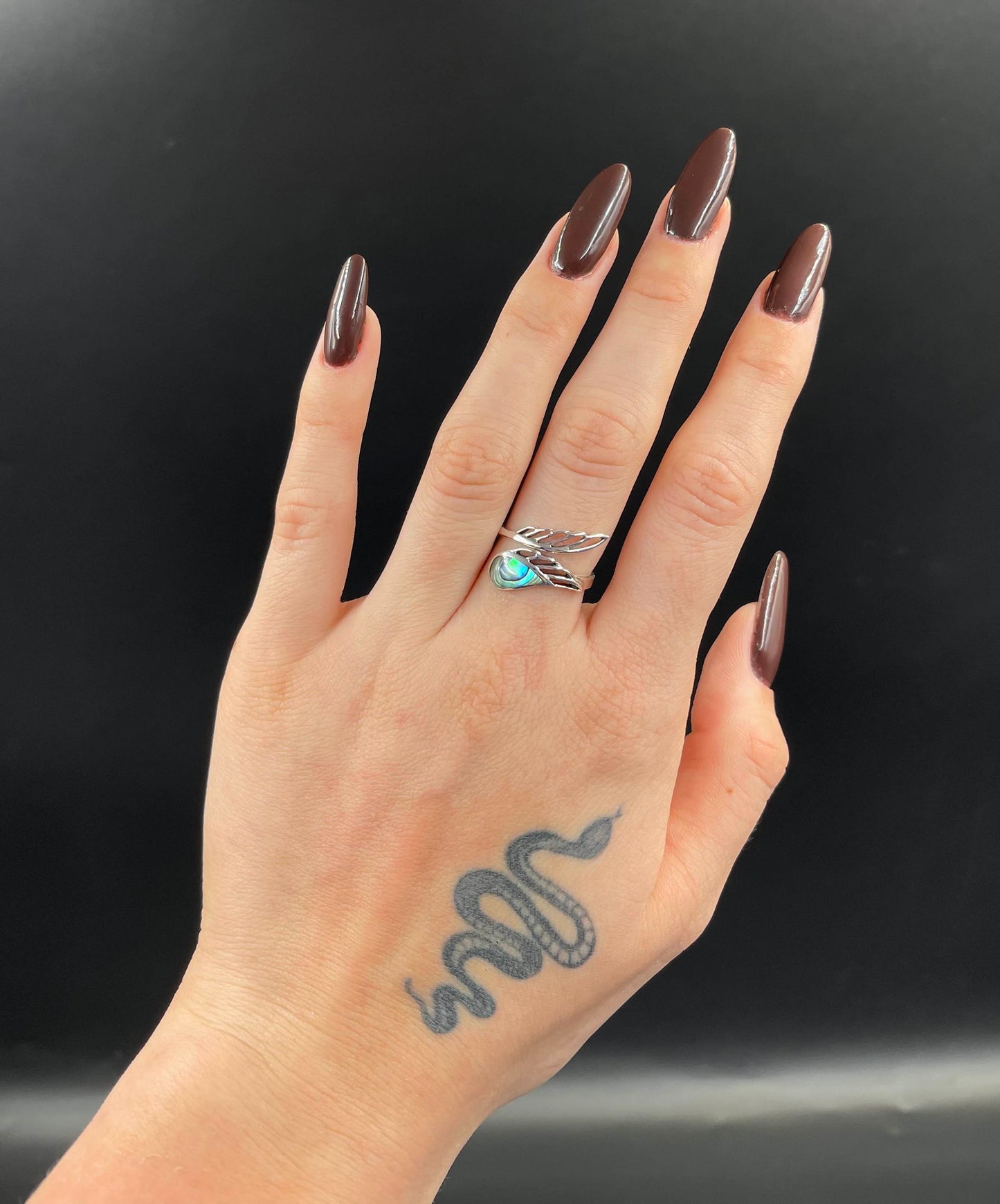 Bague Réglable Argent 925 Abalone