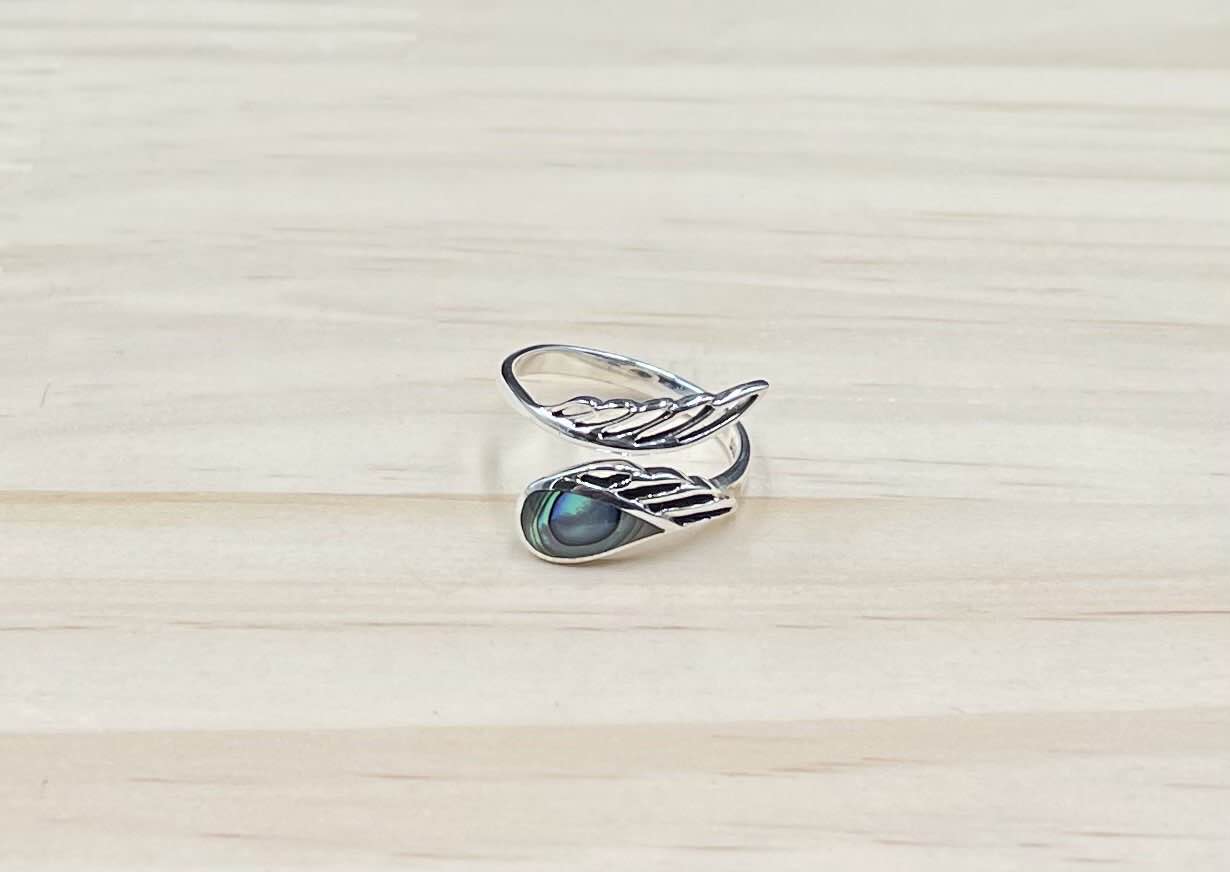 Bague Réglable Argent 925 Abalone