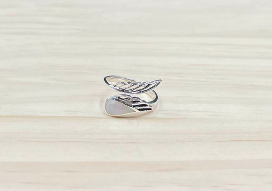 Bague Réglable Argent 925 Nacre