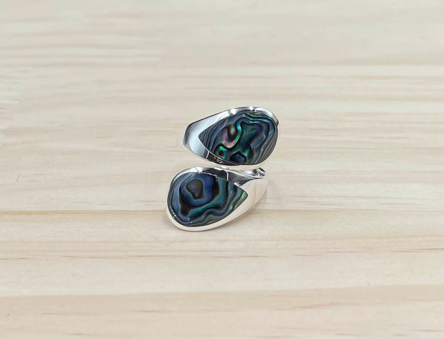 Bague Réglable Argent 925 Abalone