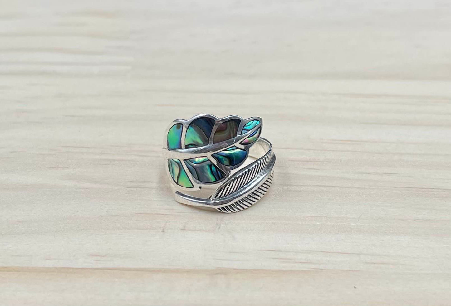 Bague Réglable Argent 925 Abalone