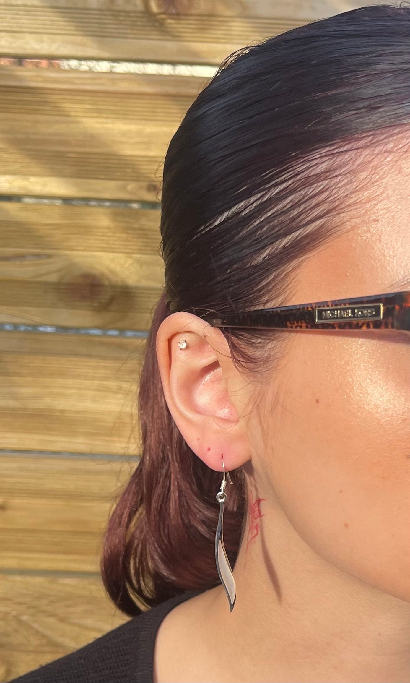 Boucles d'Oreilles Argent 925 Nacre