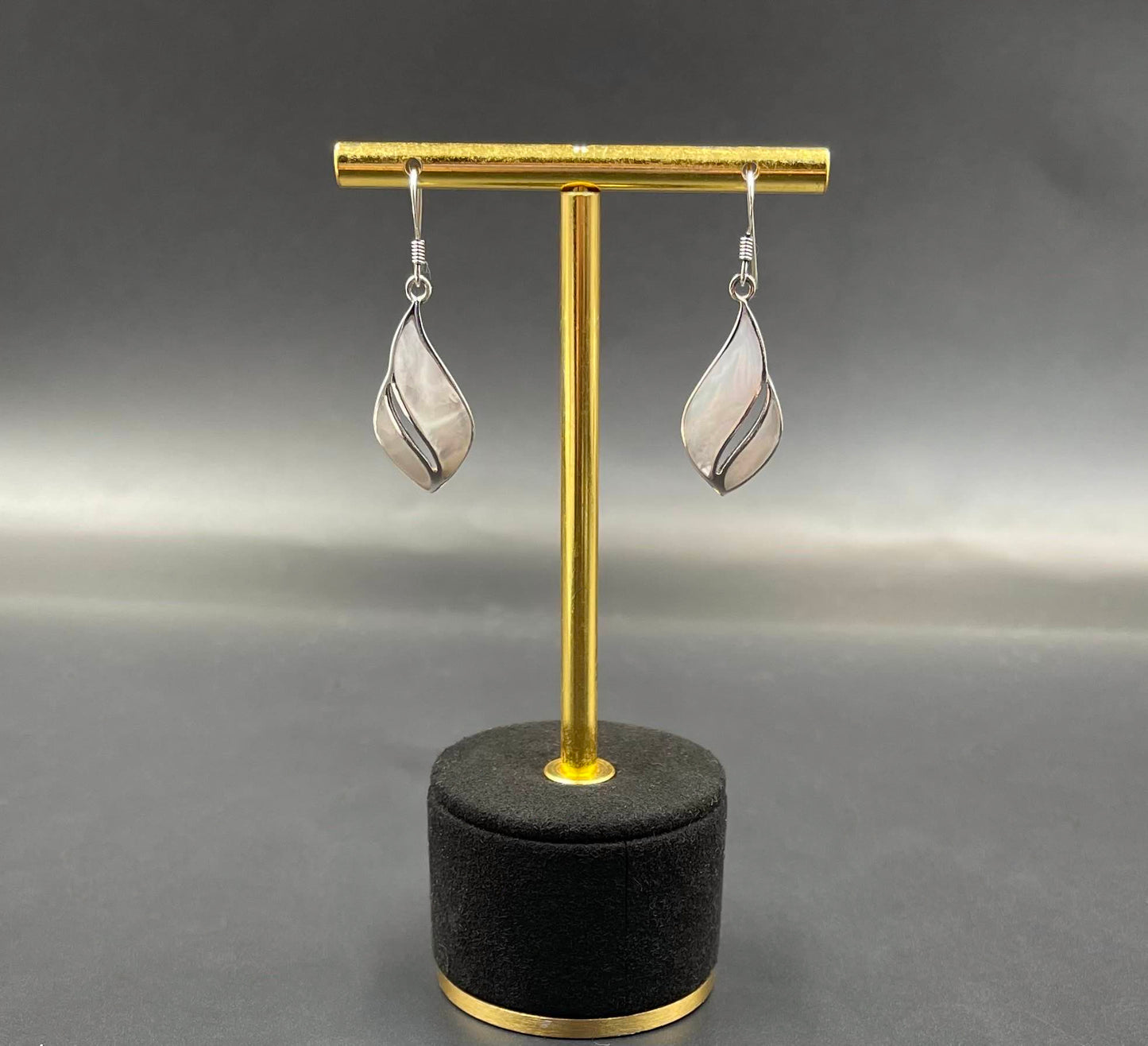Boucles d'Oreilles Argent 925 Nacre
