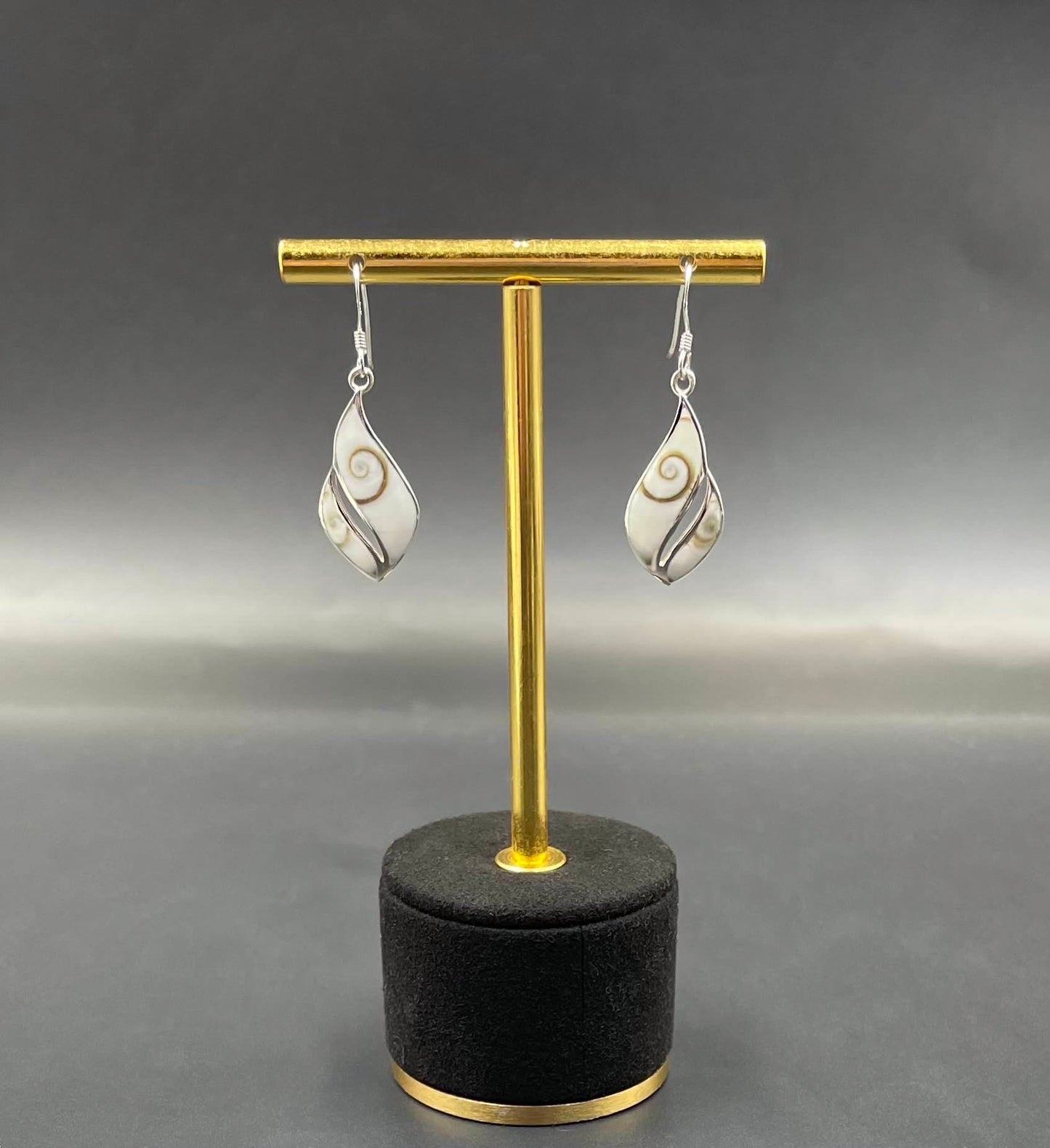 Boucles d'Oreilles Argent 925 Oeil de Ste Lucie