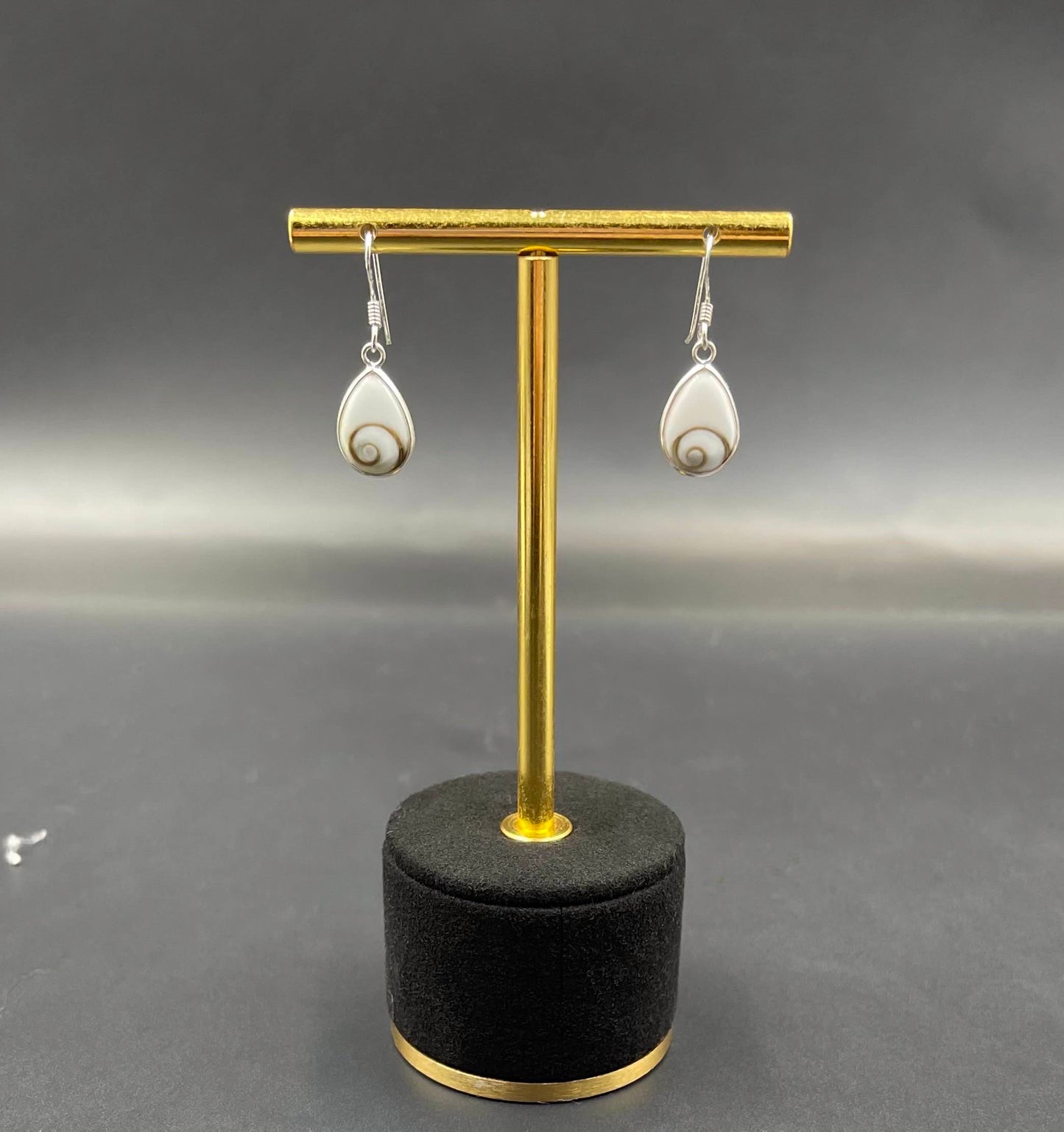 Boucles d'Oreilles Argent 925 Oeil de Ste Lucie
