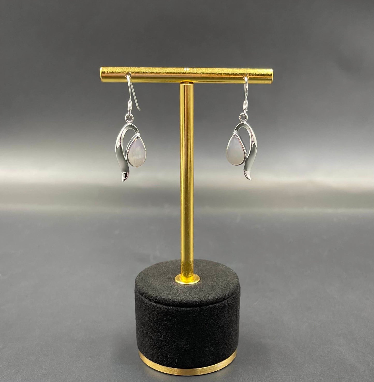 Boucles d'Oreilles Argent 925 Nacre