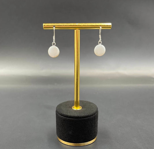 Boucles d'Oreilles Argent 925 Nacre