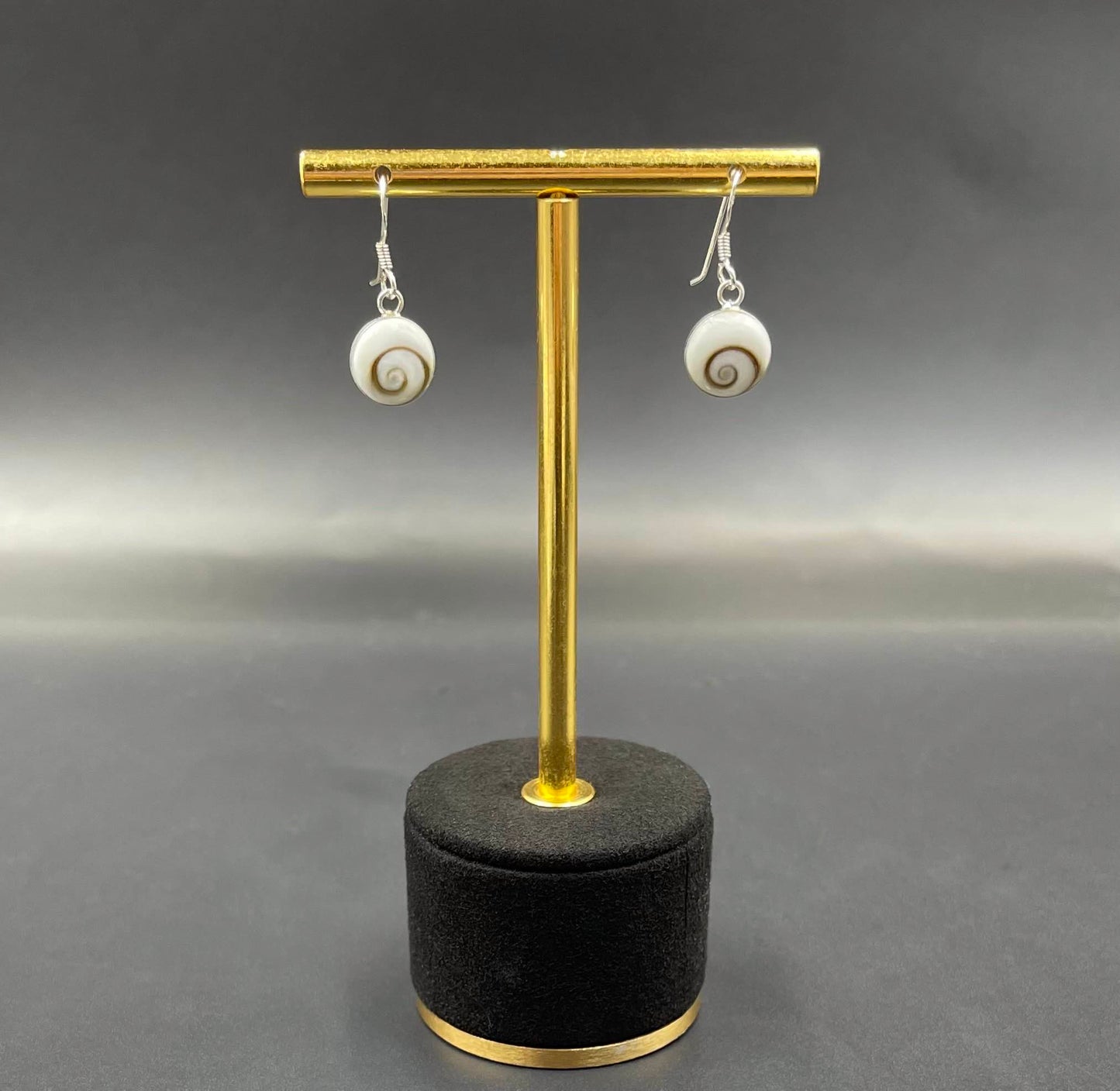 Boucles d'Oreilles Argent 925 Oeil de Ste Lucie