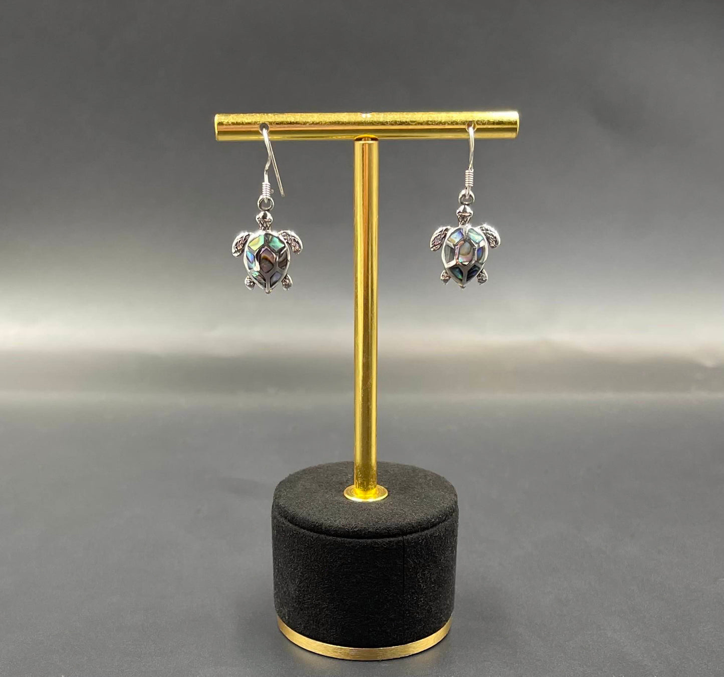 Boucles d'Oreilles Tortue Argent 925 Abalone