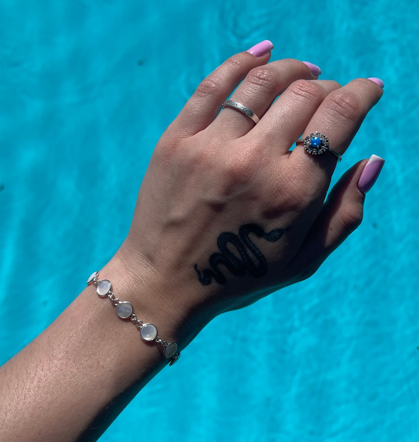 Bracelet Argent 925 Nacre
