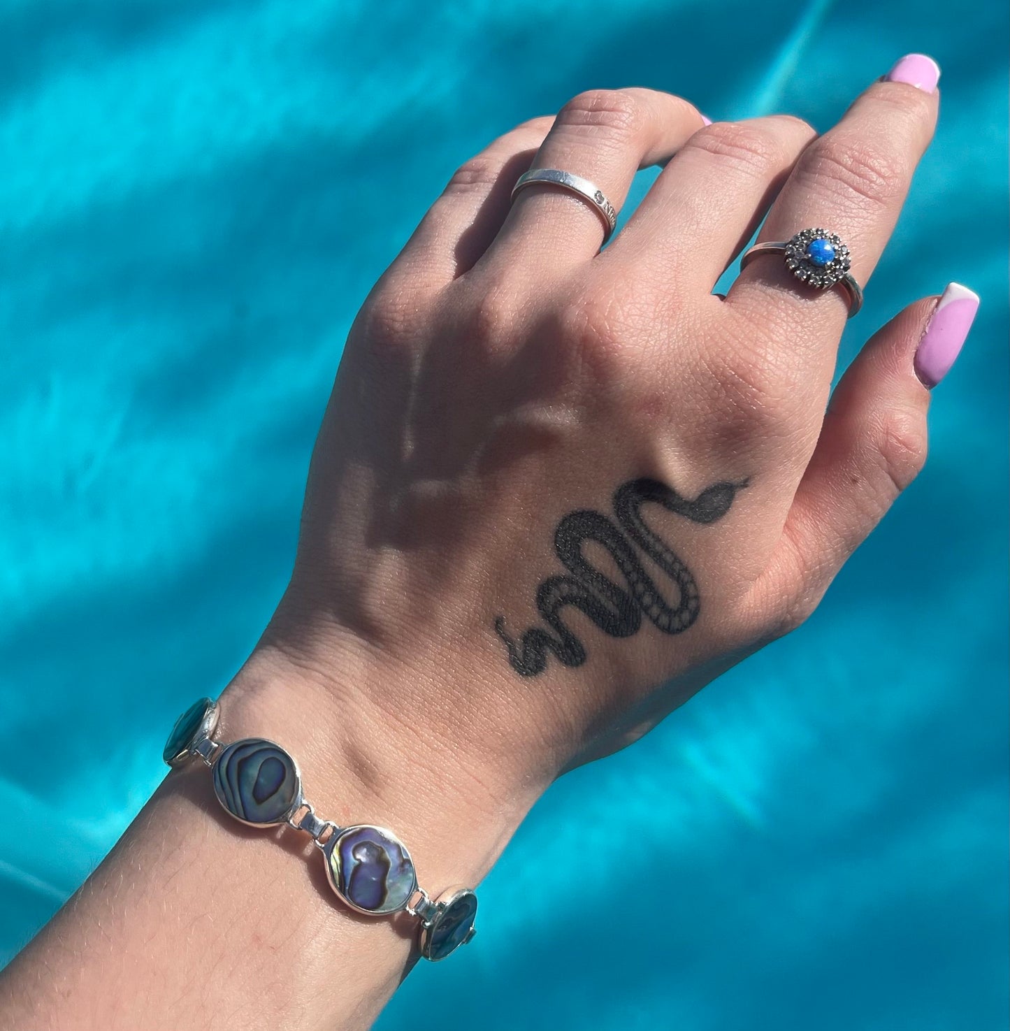 Bracelet Argent 925 Abalone