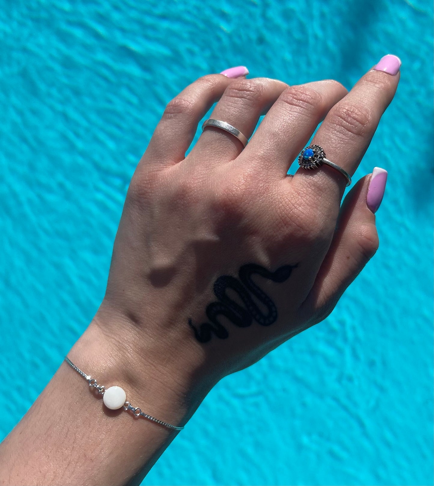 Bracelet Argent 925 Nacre