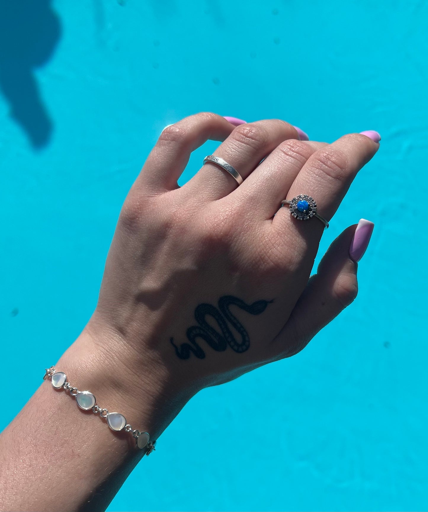 Bracelet Argent 925 Nacre
