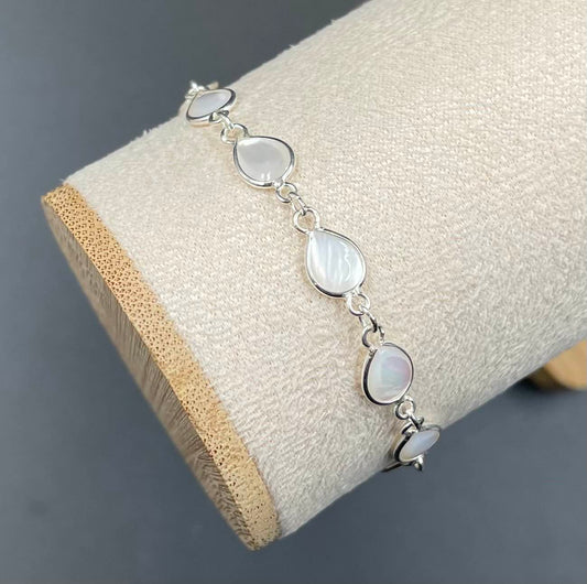 Bracelet Argent 925 Nacre