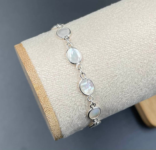 Bracelet Argent 925 Nacre