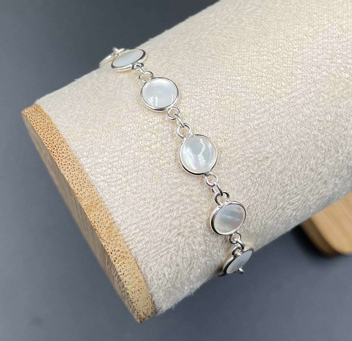 Bracelet Argent 925 Nacre