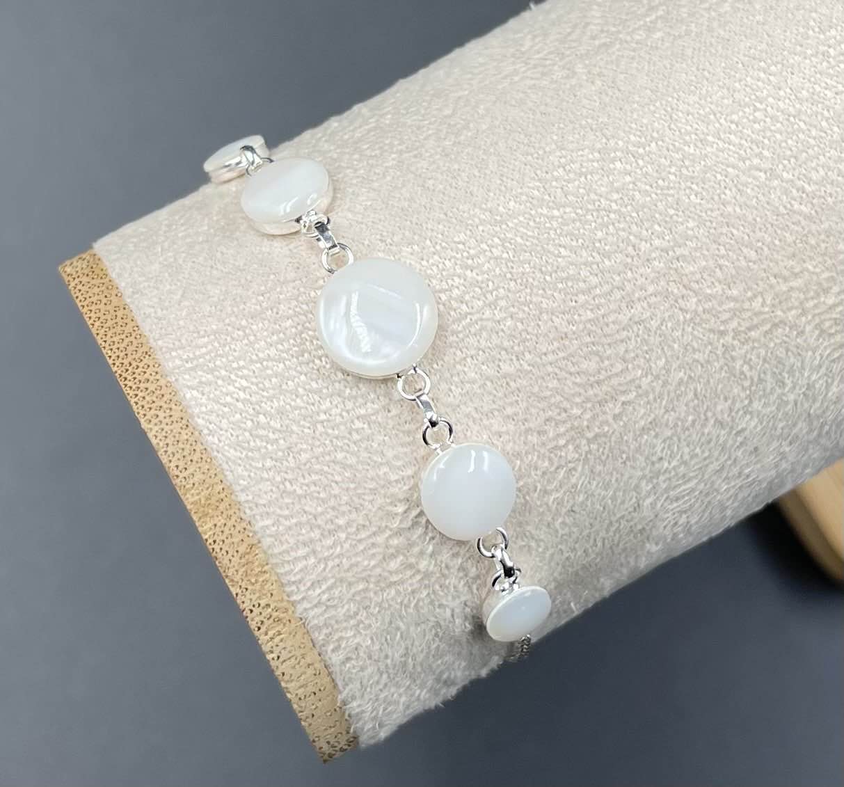 Bracelet Argent 925 Nacre