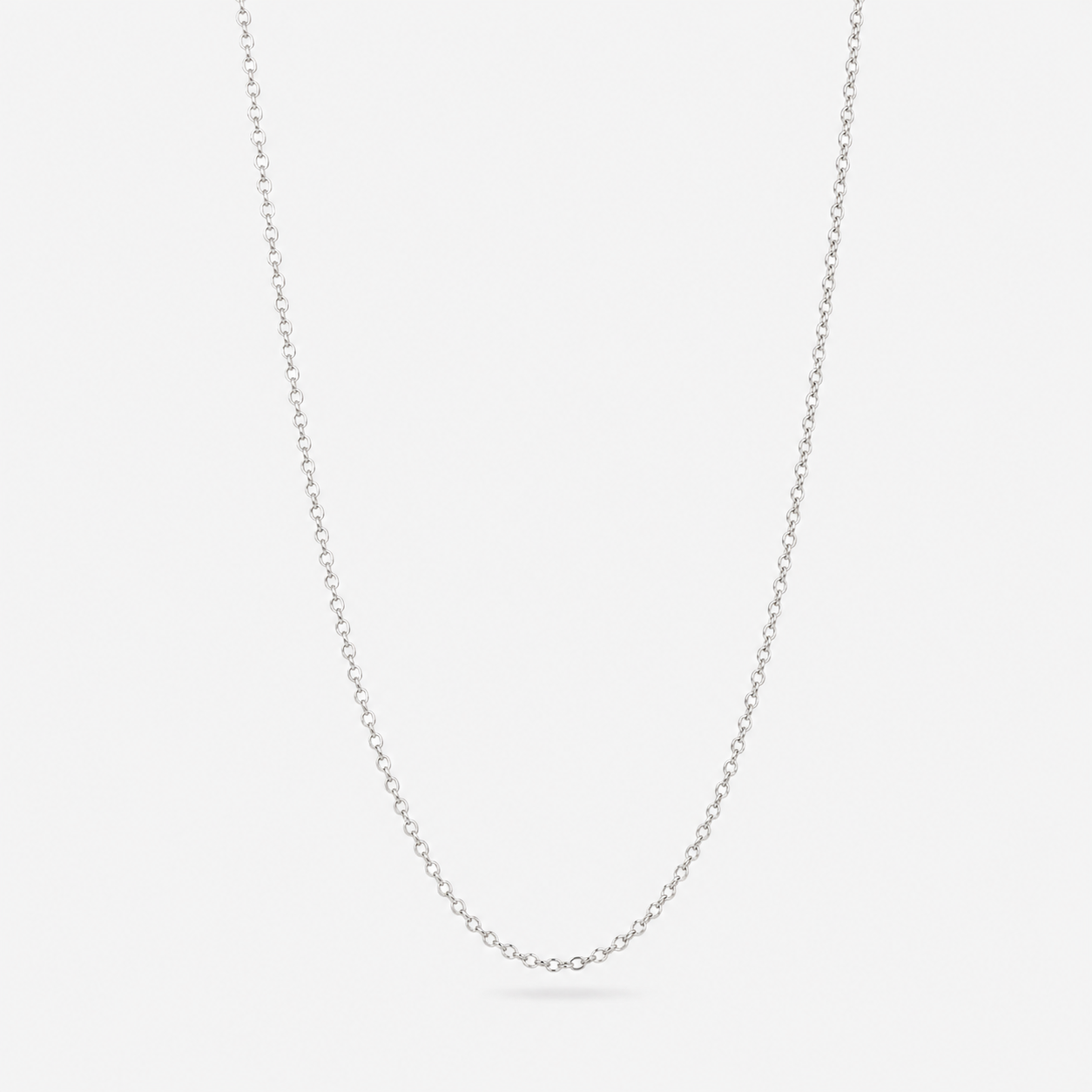 Chaîne maille forçat en argent 925, 45 cm