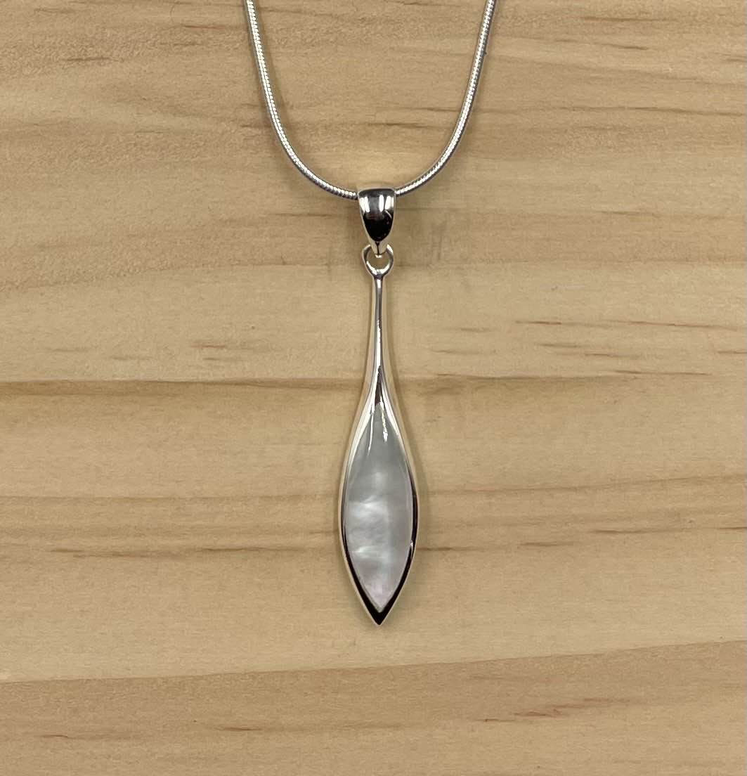 Pendentif Argent 925 Nacre