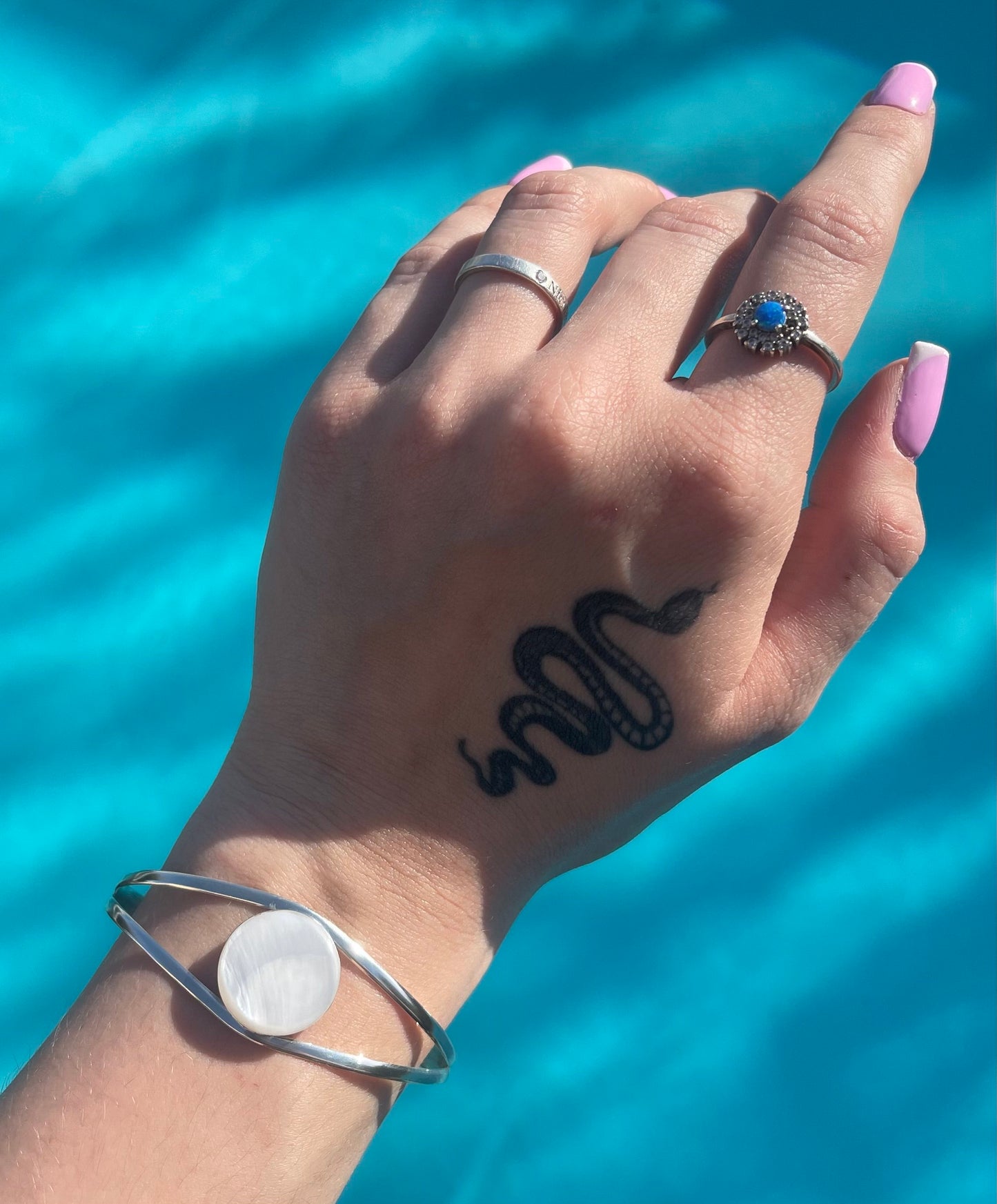 Bracelet Argent 925 Nacre