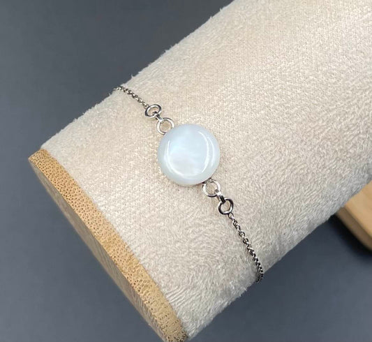 Bracelet Argent 925 Nacre