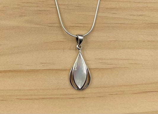 Pendentif Argent 925 Nacre
