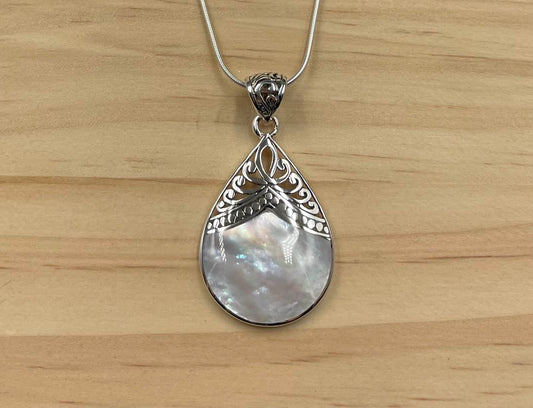 Pendentif Argent 925 Nacre
