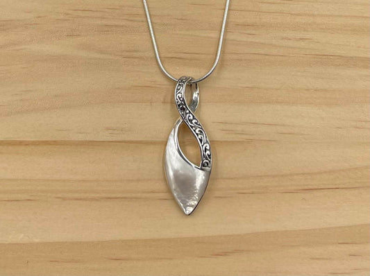 Pendentif Argent 925 Nacre