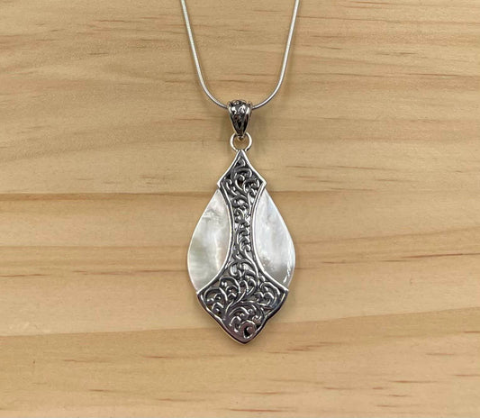Pendentif Argent 925 Nacre
