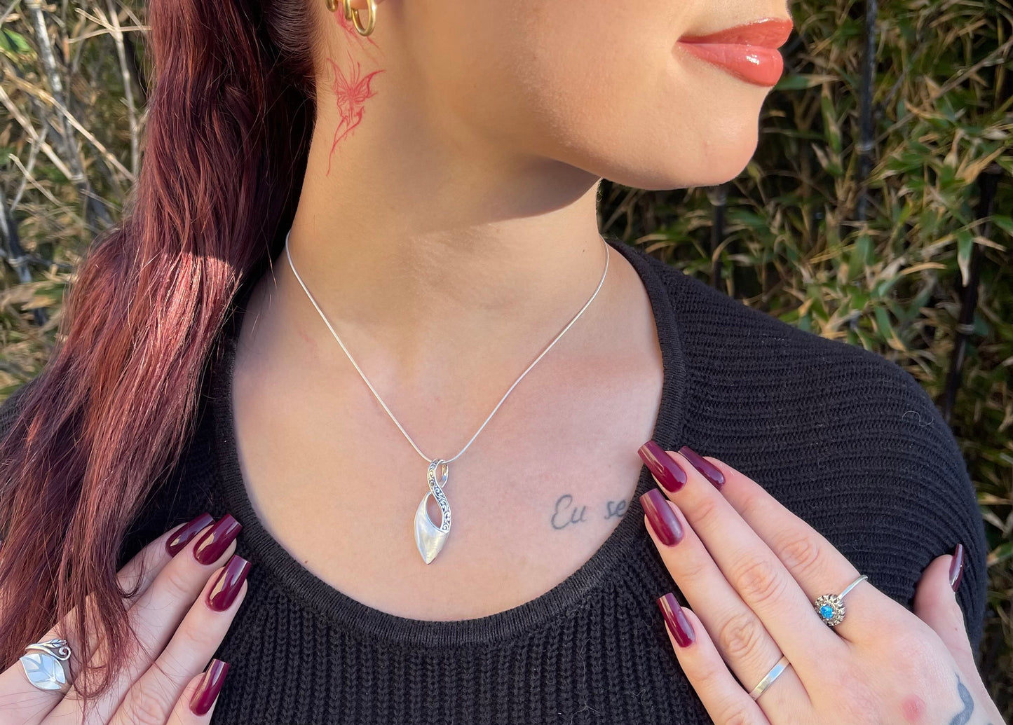 Pendentif Argent 925 Nacre