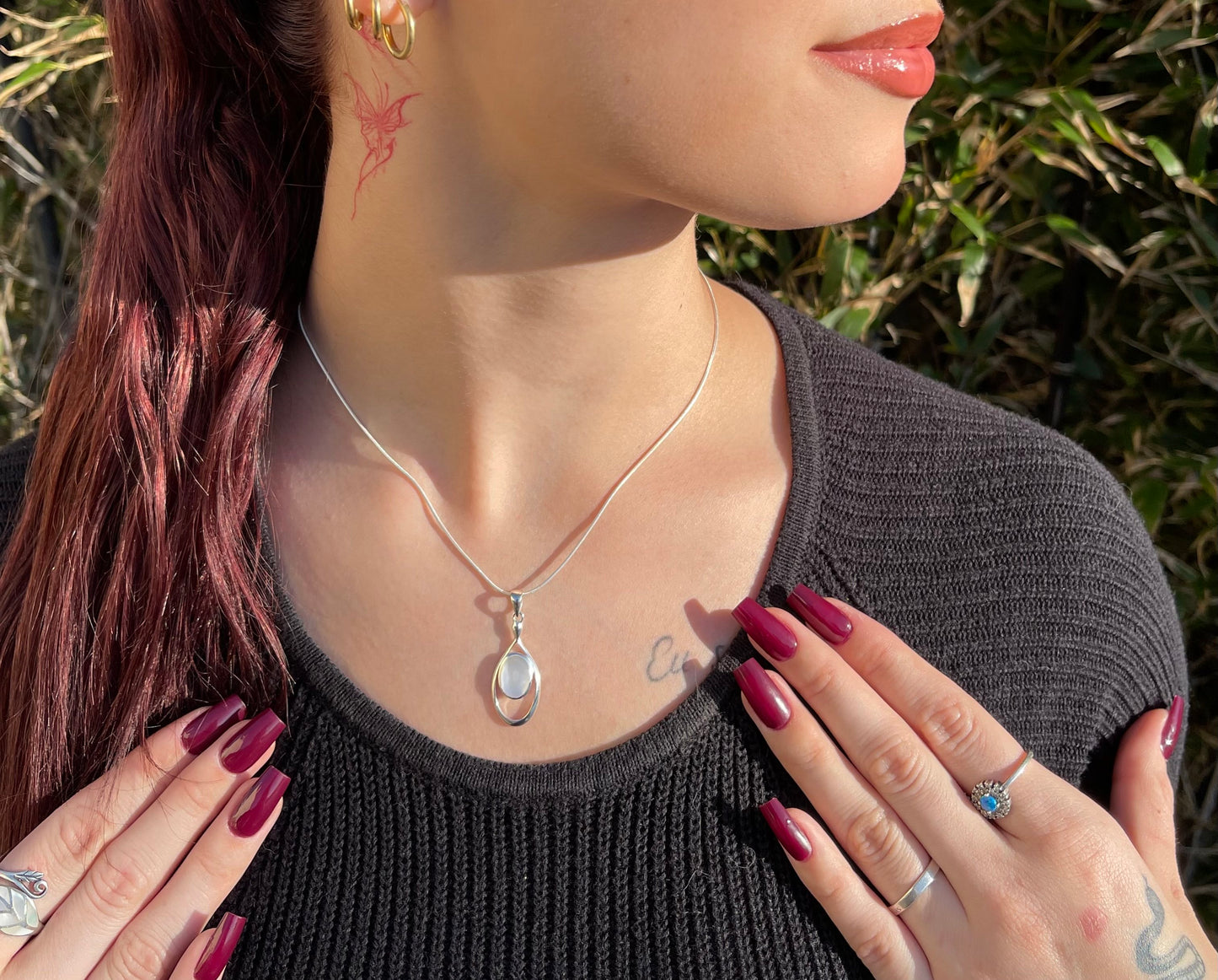 Pendentif Argent 925 Nacre