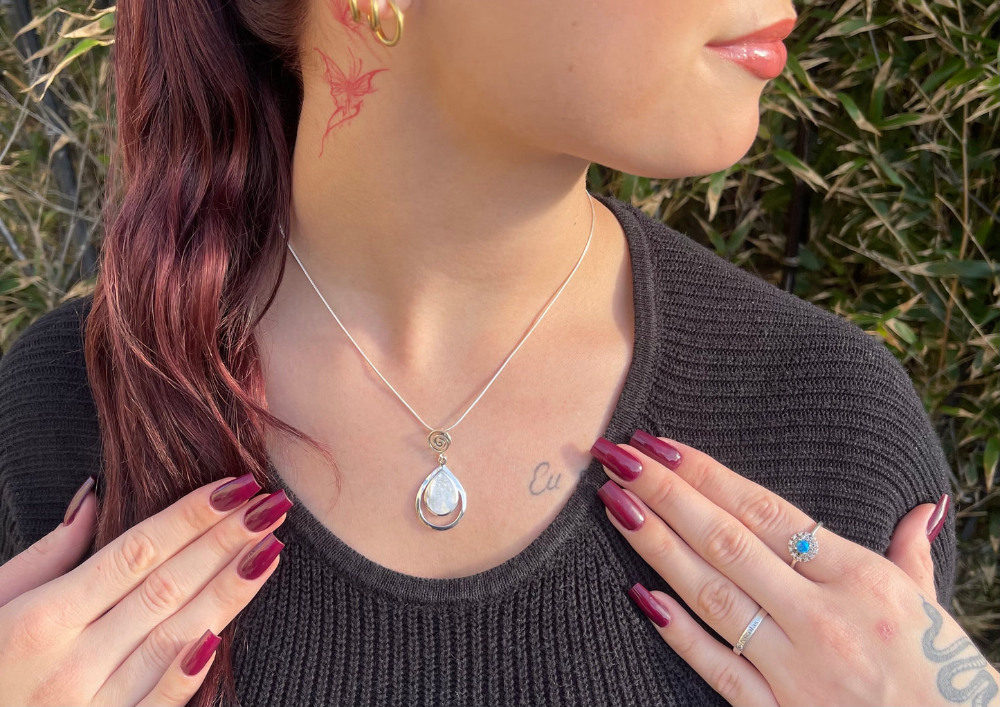 Pendentif Argent 925 Nacre