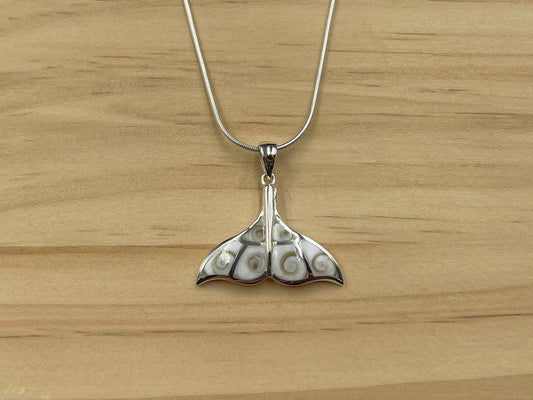 Pendentif Queue de Baleine Argent 925 Oeil de Ste Lucie