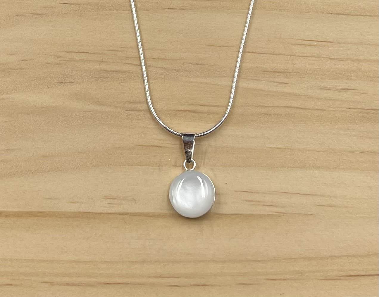Pendentif Argent 925 Nacre