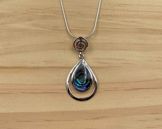 Pendentif Argent 925 Abalone