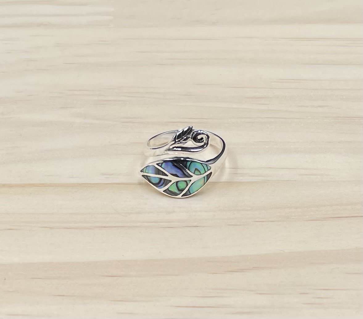 Bague Réglable Argent 925 Abalone