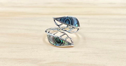 Bague Réglable Argent 925 Abalone