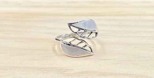 Bague Réglable Argent 925 Nacre