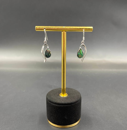Boucles d'Oreilles Argent 925 Abalone