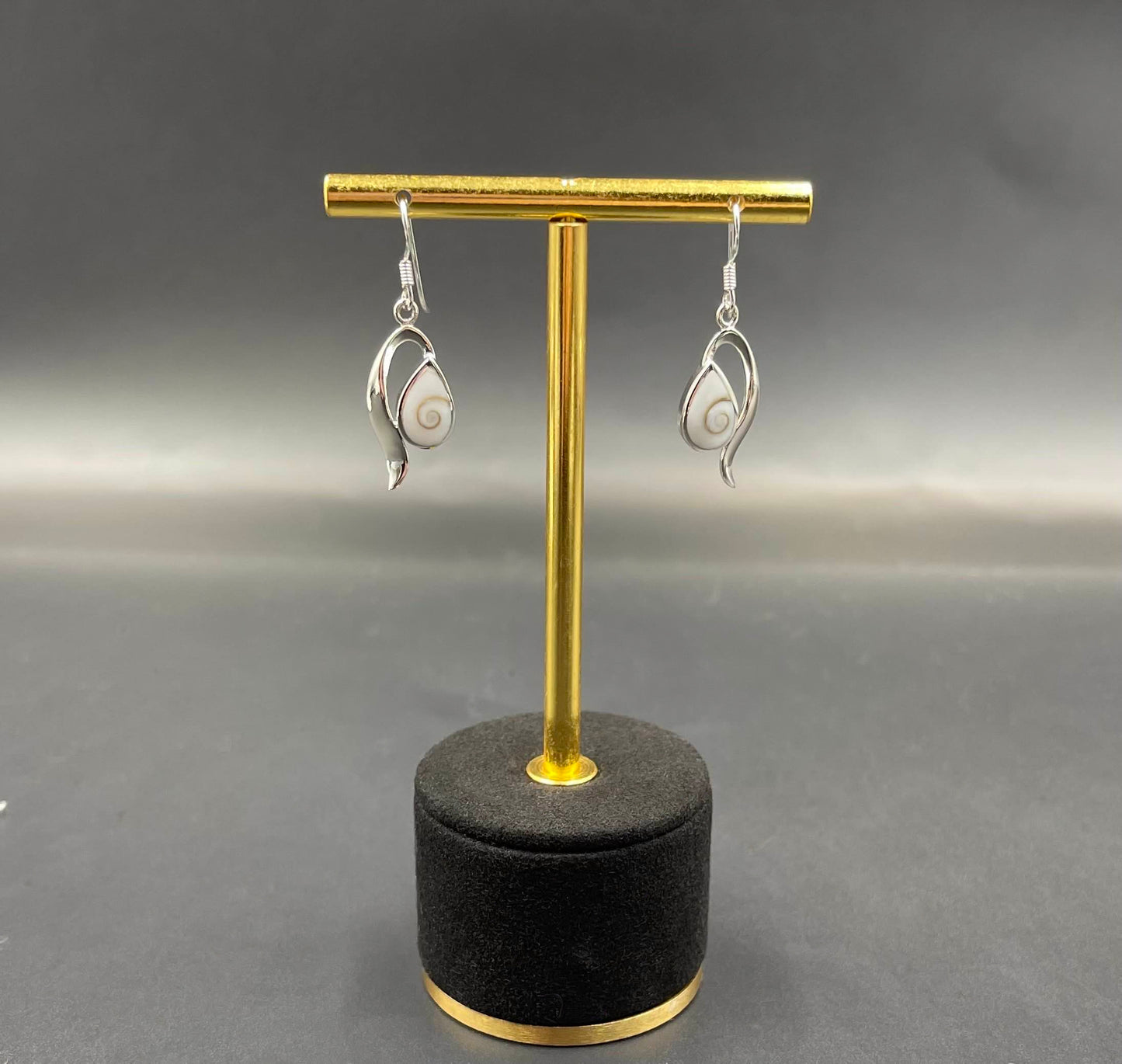 Boucles d'Oreilles Argent 925 Oeil de Ste Lucie