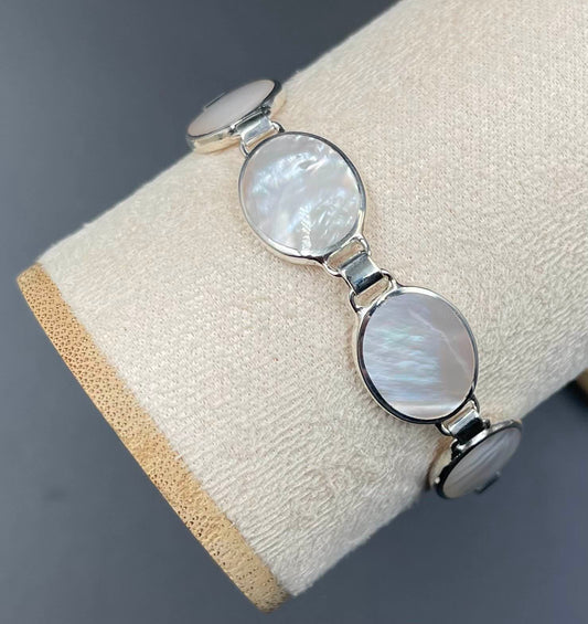 Bracelet Argent 925 Nacre